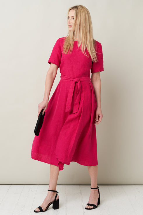 Image 12 of Summer linen dress loose & comfortable and comes with a belt Suri from Baltic Linen